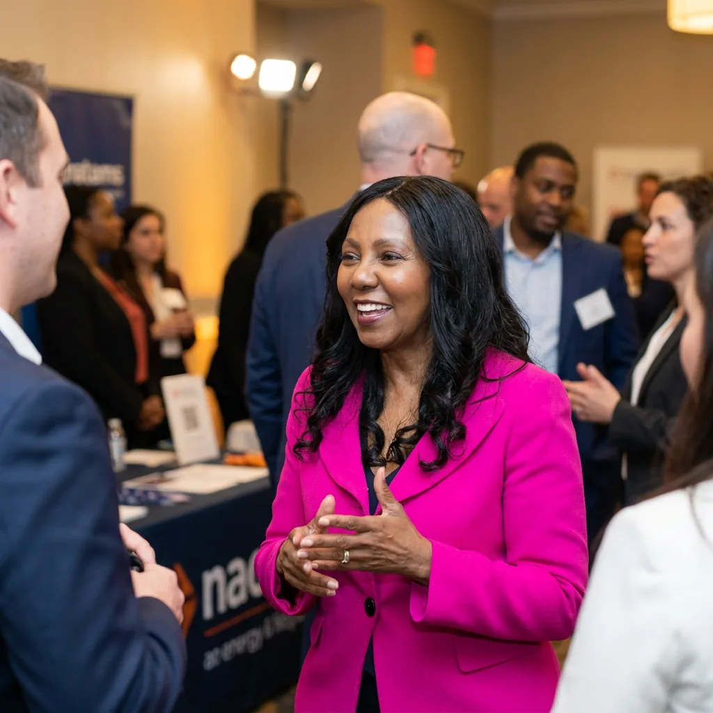 Dr. Roni speaking at a wellness event